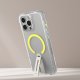 Etui Skinarma Helix do iPhone 16 Pro Max Magnetic Charging 360 Rotating Stand przezroczysty 12