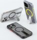 Etui Skinarma Helix do iPhone 16 Pro Max Magnetic Charging 360 Rotating Stand przezroczysty 13