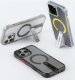 Etui Skinarma Helix do iPhone 16 Pro Max Magnetic Charging 360 Rotating Stand przezroczysty 5