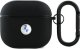 BMW BMA4SSLBK AirPods 4 cover            czarny/black Geniune Leather Silver Logo 1