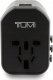 TUMI TUTA20WMSLK travel adapter 20W USB-C / 2xUSB-A black 6