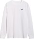 Koszulka męska 4F Longsleeve M432 biała 4FWMM00TLONM432 10S S 2