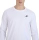 Koszulka męska 4F Longsleeve M432 biała 4FWMM00TLONM432 10S L 2