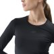 Koszulka damska 4F Longsleeve FNK F324 głęboka czerń 4FRSS25TFLOF324 20S XL 2