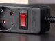 Listwa przeciwprzepięciowa SVEN SF-06E 3,0 m, (6 gniazd) czarna 6