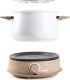 DOMO DO736F Fondue wood white, 1500W 6