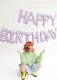 Balon fol.HappyBirthday 340x35cm fiolet 52741 1