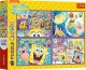 Trefl Puzzle Szalony świat SpongeBoba 4x250 elementów (13342) 1