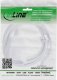 InLine® Strom-Verlängerung Schutzkontakt ITALIEN Stecker L / Buchse F, weiß, 2m 1
