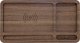 InLine® WoodCharge – Organizer mit integrierter Qi-Ladefläche aus Walnuß-Holz 2