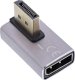 InLine® DisplayPort 1.4 Adapter, DisplayPort St/ Bu, 90° vertikal rechts, 8K UHD 1