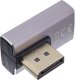 InLine® DisplayPort 1.4 Adapter, DisplayPort St/ Bu, 90° vertikal rechts, 8K UHD 3