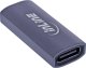 InLine® USB4 Adapter, USB-C Buchse/Buchse, Aluminium, grau 1