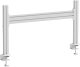 InLine® Slatwall Tischhalterung, Panel Aluminium 1m inkl. 2 Stützen 0,43m 1