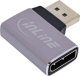 InLine® DisplayPort 1.4 Adapter, DisplayPort Stecker /Buchse, 90° rechts, 8K UHD 1