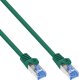 Lindy InLine® Patchkabel, Cat.6A, S/FTP, TPE (LSZH), CCA, zielony, 0,5m 1