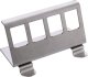 InLine Keystone SNAP-In Uchwyt modułowy metalowy 4-fach do szyny DIN 1