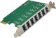 InLine® Schnittstellenkarte, 7x USB-A 3.2 Gen.1, PCIe, mit SATA Stromanschluss 4