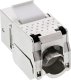 InLine® Keystone Einbauadapter, Verbindungskupplung für Sat-Kabel, 2x F-Buchsen 1