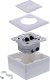 InLine InLine® Cat.6A Anschlussdose, 2x RJ45 Buchse, RAL9010, weiß 2