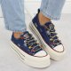 Trampki jeansowe na paltformie niebieskie Goe RR2N4103 37 2
