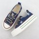 Trampki jeansowe na paltformie niebieskie Goe RR2N4103 37 5