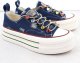 Trampki jeansowe na paltformie niebieskie Goe RR2N4103 37 6