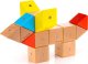 Klocki Magnetyczne WABI Zestaw Edukacyjny 120 el. + tacka magnetyczna WABI Pad EDUKAMP 15