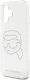 Case Karl Lagerfeld IML Rhinestones Karl Head for iPhone 16 transparent 5