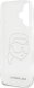 Case Karl Lagerfeld IML Rhinestones Karl Head for iPhone 16 transparent 6