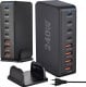 Ładowarka sieciowa 8w1 Ultra Szybka 240W GaN3 4x USB-C 4x USB Alogy Fast Charger Czarna 1