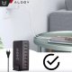 Ładowarka sieciowa 8w1 Ultra Szybka 240W GaN3 4x USB-C 4x USB Alogy Fast Charger Czarna 4