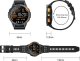 Zegarek męski SMARTWATCH GRAVITY GT24-3 BK/BK/OG 22