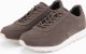 Męskie sportowe buty sneakersy z ekoskóry o zamszowym wykończeniu  ciemnobrązowe V2 OM-FOCS-0161 44 1