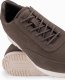 Męskie sportowe buty sneakersy z ekoskóry o zamszowym wykończeniu  ciemnobrązowe V2 OM-FOCS-0161 44 5