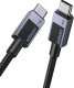 Kabel USB Ugreen Kabel USB-C do USB-C Ugreen L524 PD 3A 2m (szary) 2