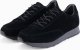 Męskie buty sportowe sneakersy z ekoskóry o zamszowym wykończeniu czarne V1 OM-FOCS-0161 45 1
