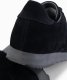 Męskie buty sportowe sneakersy z ekoskóry o zamszowym wykończeniu czarne V1 OM-FOCS-0161 45 3