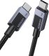 Kabel USB Ugreen USB-C - USB-C 1 m Szary 2