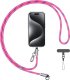 Smycz do telefonu z kablem do ładowania  Usams SJ746 30W USB-C do Lightning 1.2m różowy 1