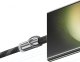 Smycz do telefonu z kablem do ładowania  Usams SJ745 60W USB-C do USB-C 1.2m zielony 3