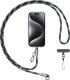 Smycz do telefonu z kablem do ładowania  Usams SJ746 30W USB-C do Lightning 1.2m czarny 1