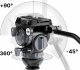 Profesjonalna Głowica Heavy Duty Video 360 Olejowa 75mm 10kg /  ULANZI / T045 10