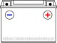 Akumulator Kwasowy/Rozruchowy/Suchoładowany z elektrolitem (ograniczona sprzedaż konsumencka) YUASA 12V 4Ah 56A P+ Obsługowy elektrolit w zestawie 121x71x93mm Suchoładowany z elektrolitem YB4L-B pasuj 10