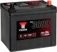 Akumulator YUASA 12V 60Ah/500A YBX3000 SMF (P+ standardowy) 232x173x225 B00 (rozruchowy) 1