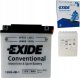 Akumulator kwasowy/rozruchowy/suchoładowany z elektrolitem (ograniczona sprzedaż konsumencka) EXIDE 12V 9Ah 85A L+ Obsługowy elektrolit w zestawie 135x75x139mm Suchoładowany z elektrolitem 12N9-4B-1 21