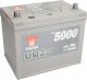 Akumulator YUASA 12V 75Ah/650A YBX5000 Silver High Performance SMF (L+ standardowy) 269x174x223 B9 (rozruchowy) 7