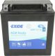 Akumulator AGM/Rozruchowy EXIDE 12V 16Ah 170A L+ Bezobsługowy 150x90x160mm Uruchomiony YTX16-BS pasuje do: HONDA XL  KAWASAKI VN  ZR  MOTO GUZZI BELLAGIO  BREVA  GRISO  NORGE 500-2000 1992-2018 3