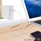 Ładowarka Zasilacz do Apple MacBook Alogy Universal Charger Kabel 2m USB-C do USB-C Szybkie ładowanie PowerDelivery PD 61W Biały 11