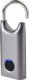 Lexon Nomaday Fingerprint Padlock Dark Grey/Gun Metal 1